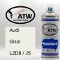 Preview: Audi, Grün, L2D8 / J5: 400ml Sprühdose, von ATW Autoteile West.